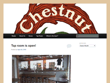 Tablet Screenshot of chestnutbrewworks.com